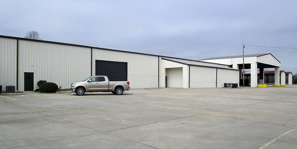 Commercial Warehouse Exterior in Dallas, NC After