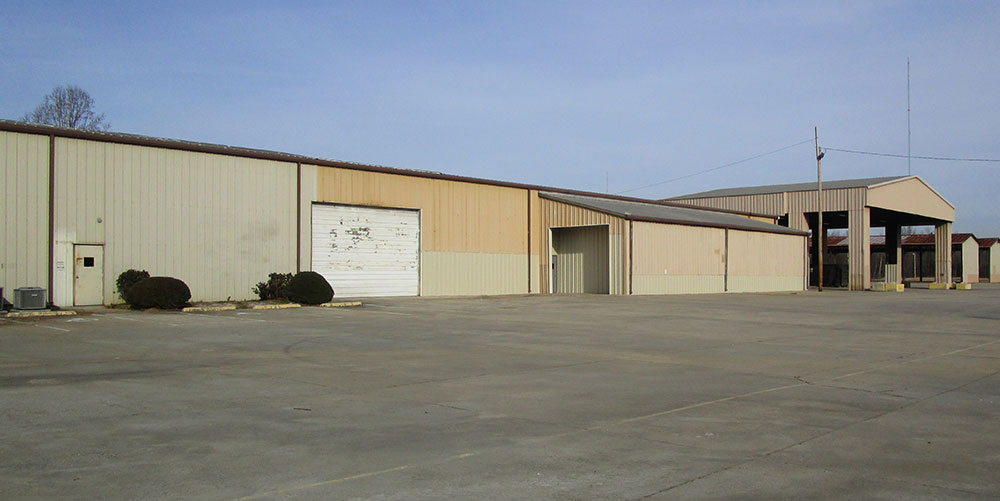 Commercial Warehouse Exterior in Dallas, NC Before